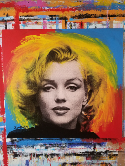 Painting by John Stango | American Icon Marilyn Monroe | USA Patriotic Artist | Washington, DC |