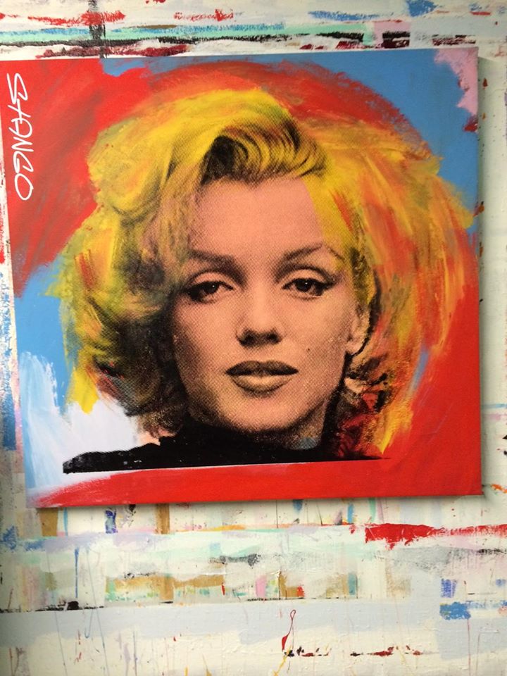 Stango Gallery: Iconic Marilyn | Red and Blue Marilyn Monroe Pop Art | Gallery at Studio Burke, Washington, DC