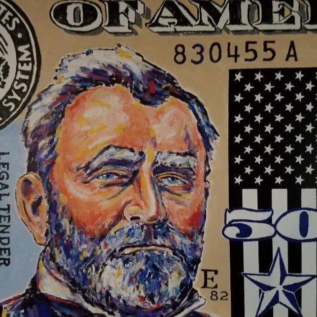 Painting by John Stango | American Money, Money, Money | USA Patriotic Artist | Washington, DC | Artist John Stango