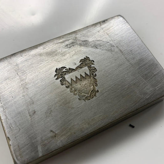 Bahrain Embassy | Steel Engraving Die | Hand Cut Crest | For Use on Program Cover | Engraved Stationery