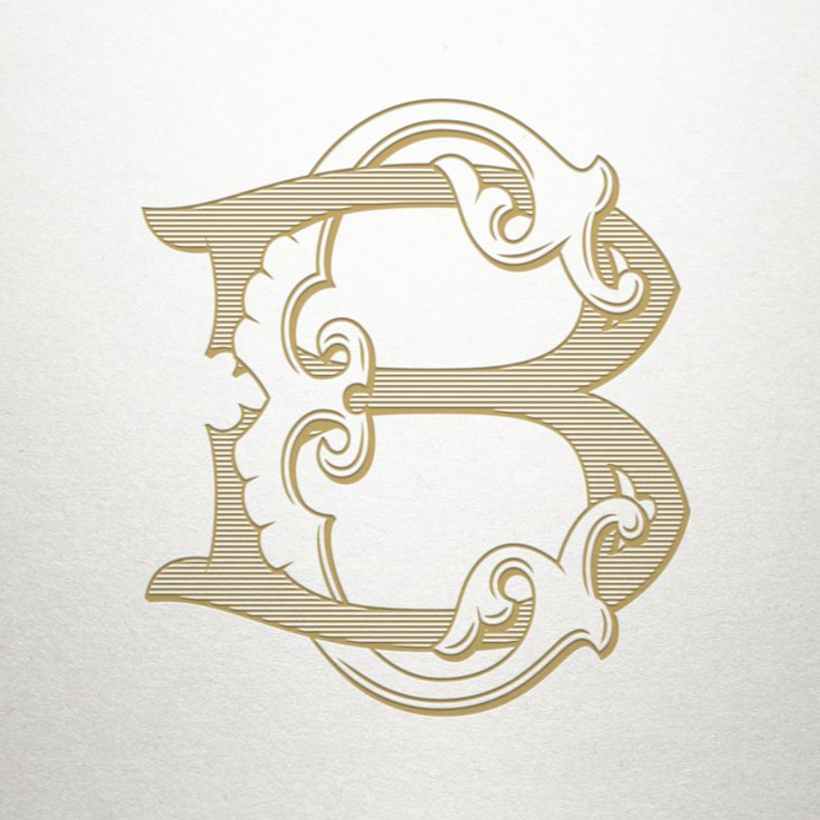 Bespoke Monogram Samples | Custom Victorian Monograms | Hand Engraved Stationery and Invitations | Elegant Monogram Examples-Stationery-Sterling-and-Burke
