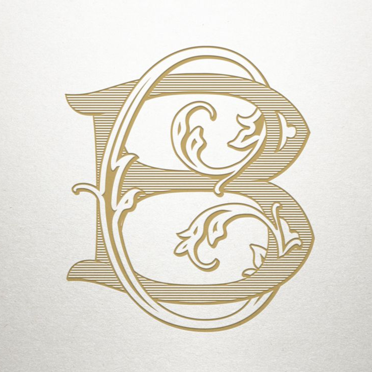 Custom C B Monogram Samples-Stationery-Sterling-and-Burke