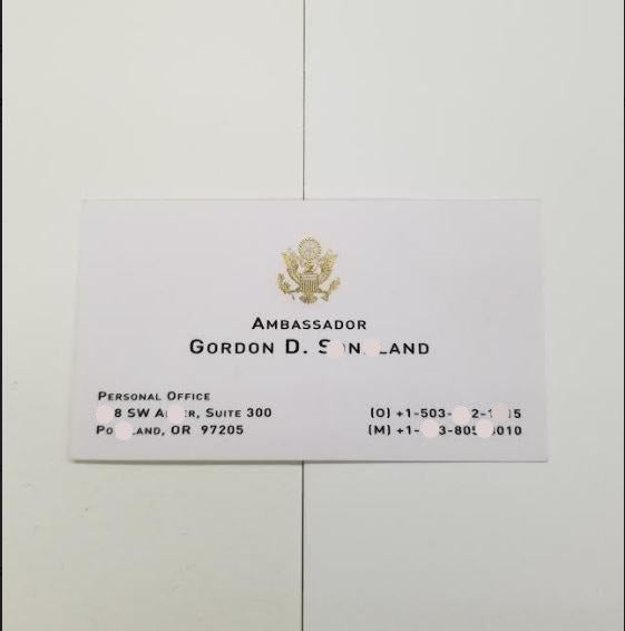 Bespoke Stationery | Business Card | Ambassador Business Cards