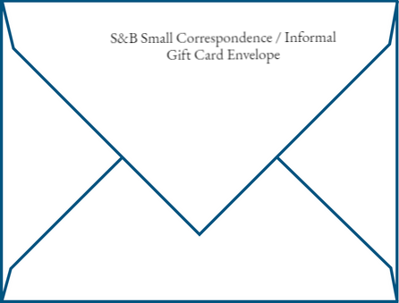 Bespoke Stationery | Envelope Only | No Lining and No Return Address | Sterling and Burke Ltd-Custom Stationery-Sterling-and-Burke