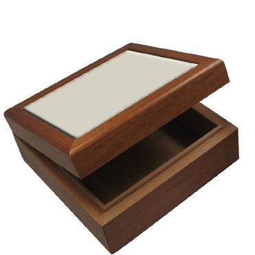 Desk Box | Stationery Box | Solid Wood | Custom Made | 7 by 7 inches-Desk Accessory-Sterling-and-Burke