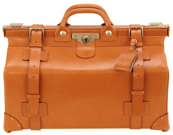 Classic Gladstone Bag | Kit Bag in English Bridle Leather | Hand Stitched in England | Deposit for Bespoke Production