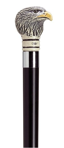 Bald Eagle Head Handle Walking Stick | Sterling and Burke-Walking Stick-Sterling-and-Burke