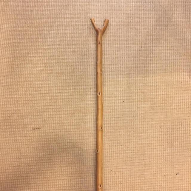 Thumb Stick | Polished Chestnut | Hand Made in Scotland | Hiking Stick-Walking Stick-Sterling-and-Burke