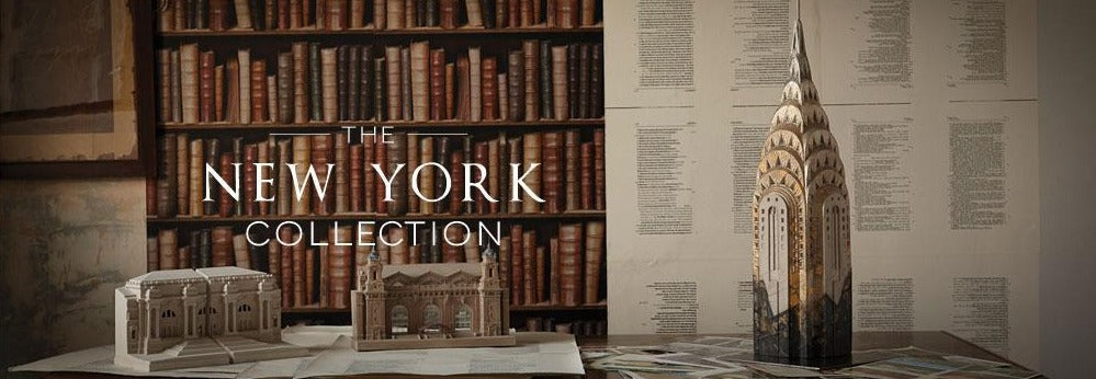 New York Stock Exchange Architectural Sculpture | Custom NYSE Statue | Building Model | Extraordinary Detail and Quality | Made in England | Timothy Richards-Desk Accessory-Sterling-and-Burke