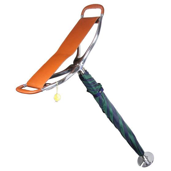 Seat Stick Umbrella | Seat Stick / Walking Stick Umbrella | Fixed Height Field Stick with Umbrella | Made in England | Sterling and Burke-Seat Stick-Sterling-and-Burke