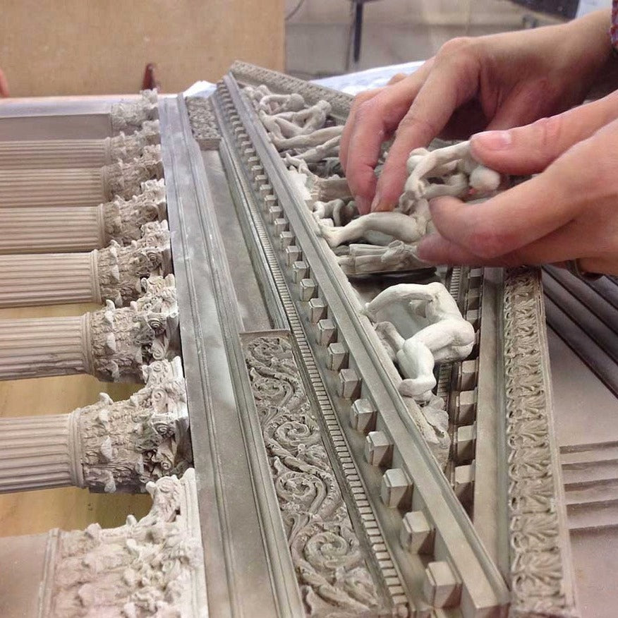 NYC New York Stock Exchange Architectural Sculpture | Extra Large Custom NYSE Statue | Building Model | Made in England