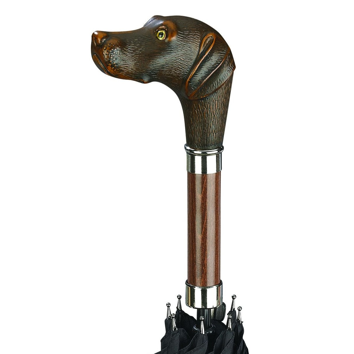 Umbrella with sale dog head handle