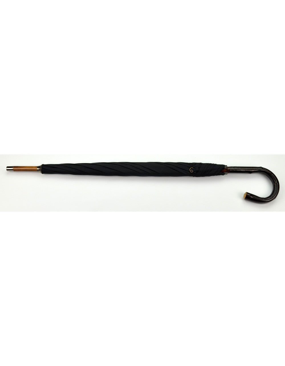 Burke Umbrellas | Gent's Umbrella | Bark Chestnut | Finest Quality English Umbrella | Solid Shaft | The Fox Umbrella
