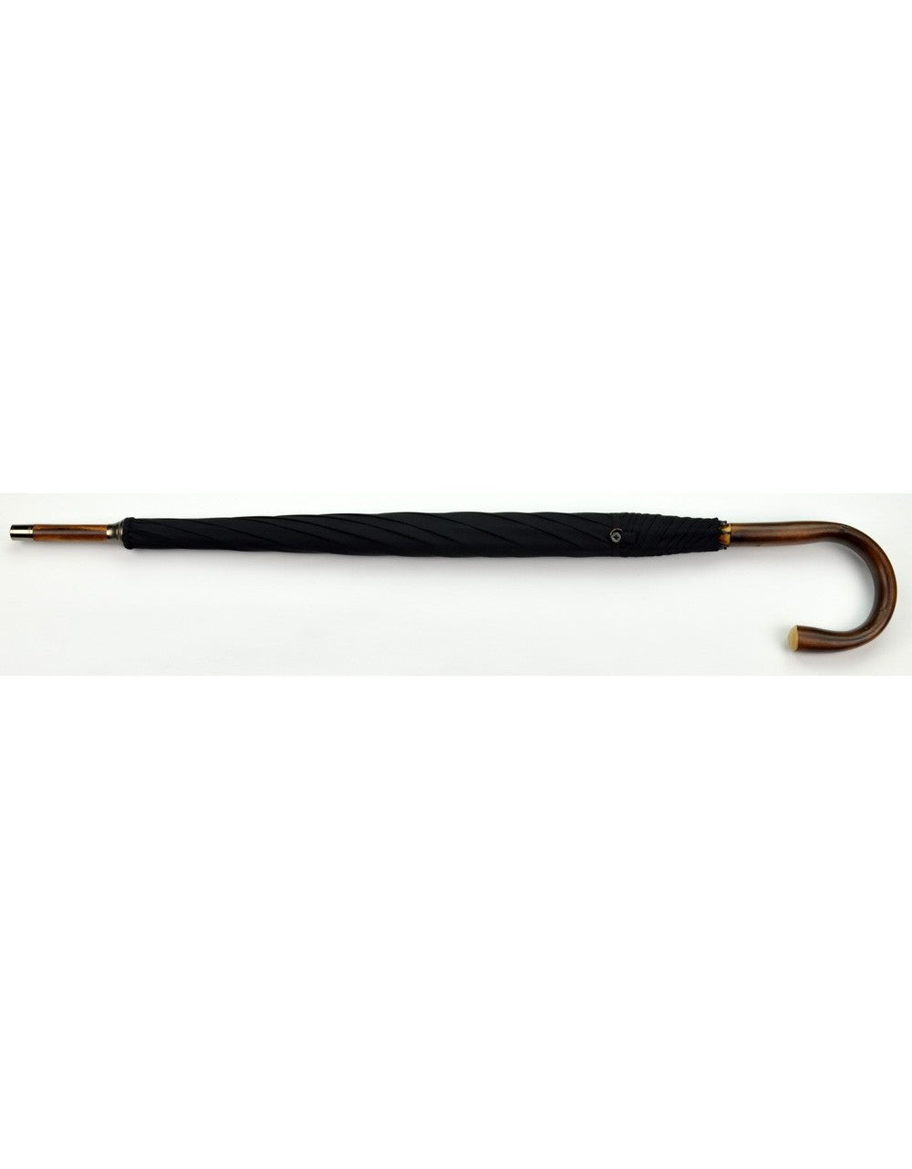 Burke Umbrellas | Polished Chestnut Gent's Umbrella | Finest Quality English Umbrella | Solid Shaft | The Solid Fox Umbrella