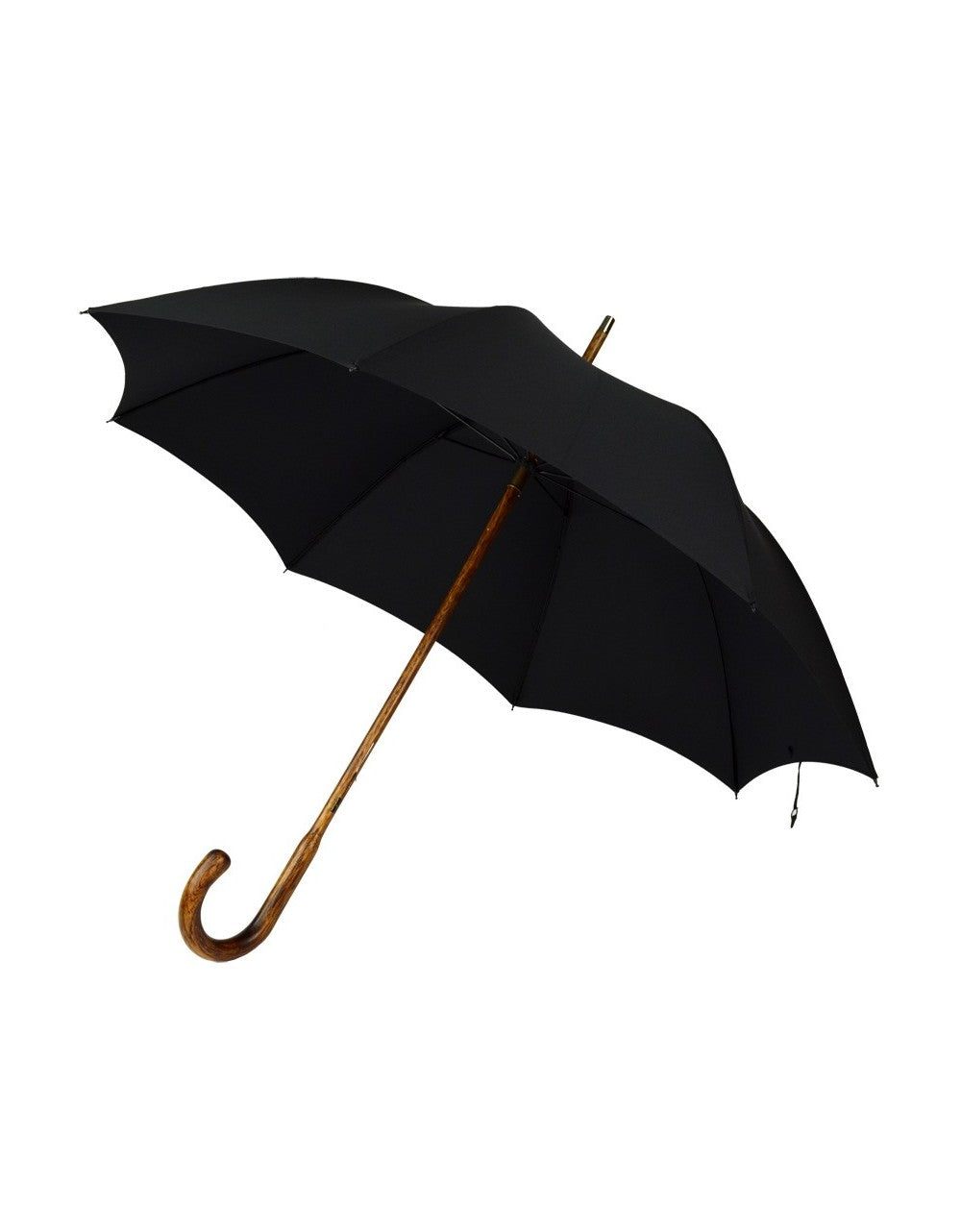 Gentleman's Solid Shaft Hickory Umbrella | Solid Canopy | The Finest Quality British Umbrella, The Burke Umbrella