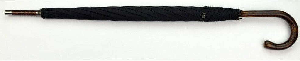 Burke Umbrellas | Oak Gent's Umbrella | Finest Quality English Umbrella | Solid Shaft | The Solid Fox Umbrella