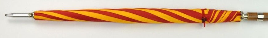 Beachball Umbrella | Golf Umbrella | Beach Ball Umbrella | Polished Chestnut Crook Handle | Custom Colors Canopy | England's Finest Umbrella | The Fox Umbrella