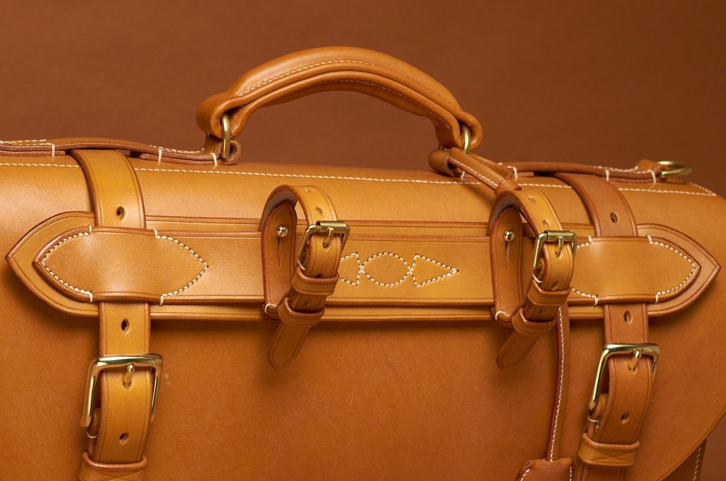 Umbrella Strap on Briefcase | Sample for Custom Umbrella Straps