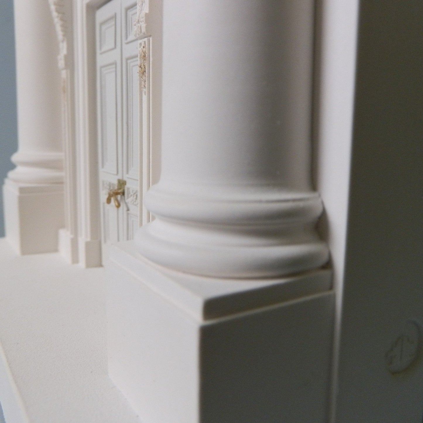 White House Architectural Sculpture | Custom Whites House Plaster Model | High Quality Detail | Made in England | Timothy Richards-Desk Accessory-Sterling-and-Burke