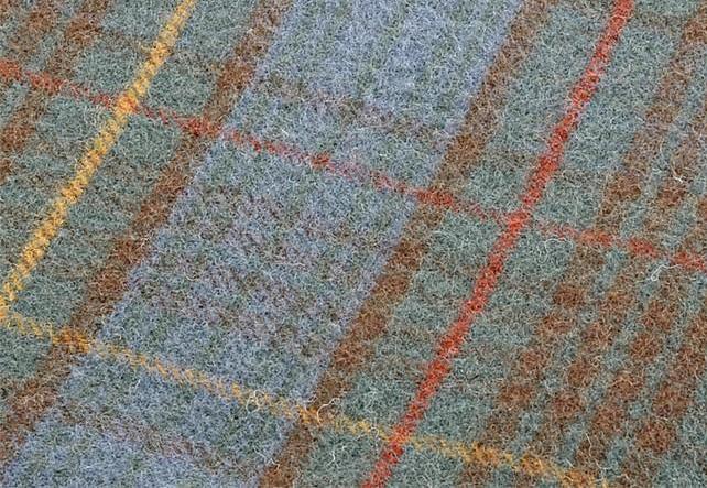 Thick Wool Blanket | Antique Hunting Stewart Tartan | 60 by 72 inches | Made in Scotland | Sterling and Burke-Blanket-Sterling-and-Burke