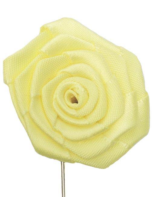 Bill Murray Flower Lapel Pin | Yellow Silk Floral Lapel Pin | Lapel Flower | Hand Made in USA-Lapel Pin-Sterling-and-Burke
