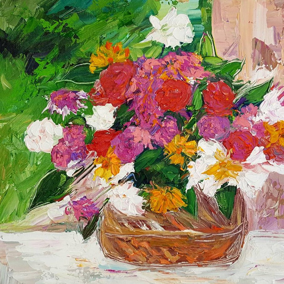 Special Commission | Original Oil and Acrylic Painting on Canvas | Custom Message | Unique Gift of Art