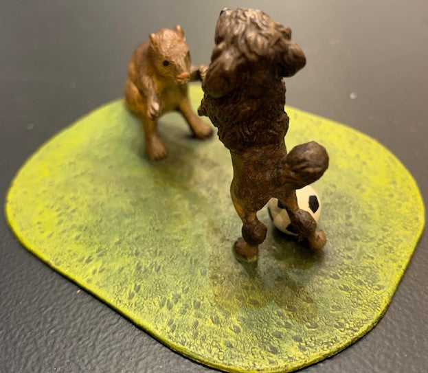 Beaver & Poodle Play Soccer | Viennese Bronze