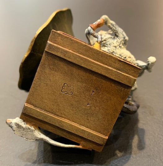 Cat Gramophone | Viennese Bronze