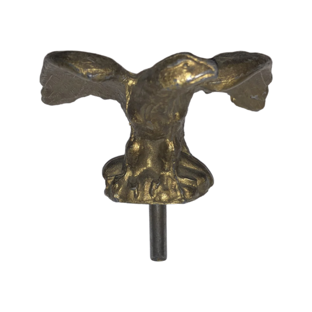Vintage American Flag Eagle Topper | Brass Flag Post Eagle | 5" US Flag Eagle | Business Gift