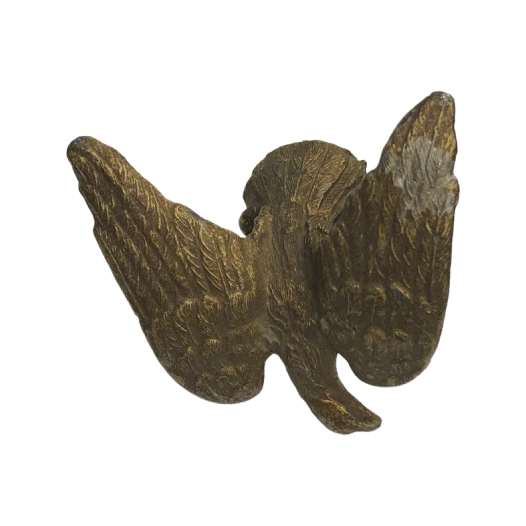 Vintage American Flag Eagle Topper | Brass Flag Post Eagle | 5" US Flag Eagle | Business Gift
