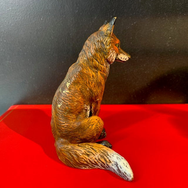 Antique Fox Sitting | Large | Viennese Bronze