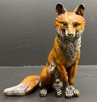 Antique Fox Sitting | Large | Viennese Bronze