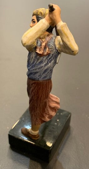 Antique Lady Golfer | Viennese Bronze