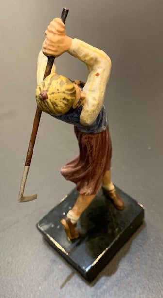 Antique Lady Golfer | Viennese Bronze