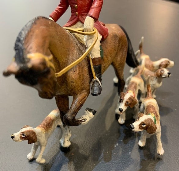 Parforce With 5 Dogs | Viennese Bronze