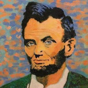 Art | Abraham Lincoln 16th | Giclee by Sue Israel | 11" x 11"