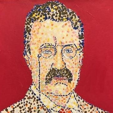 Art | Teddy | Acrylic on Canvas by Sue Israel | 14" x 11"