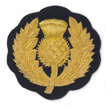 Thistle Blazer Badge | Made in England-Blazer Badge-Sterling-and-Burke