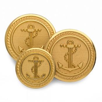 Anchor & Rope Single Breasted Blazer Button Set-Blazer Buttons-Sterling-and-Burke