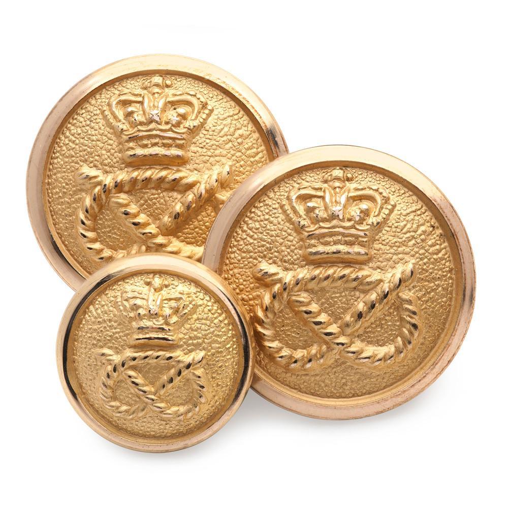 Crown and Knot Single Blazer Button Set-Blazer Buttons-Sterling-and-Burke