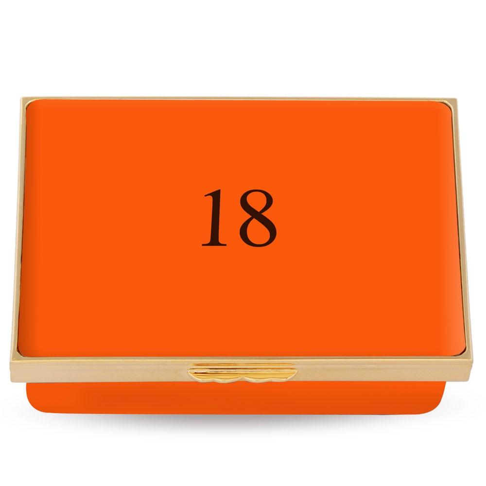 Halcyon Days Monogrammed Rectangle Enamel Box-Enamel Box-Sterling-and-Burke