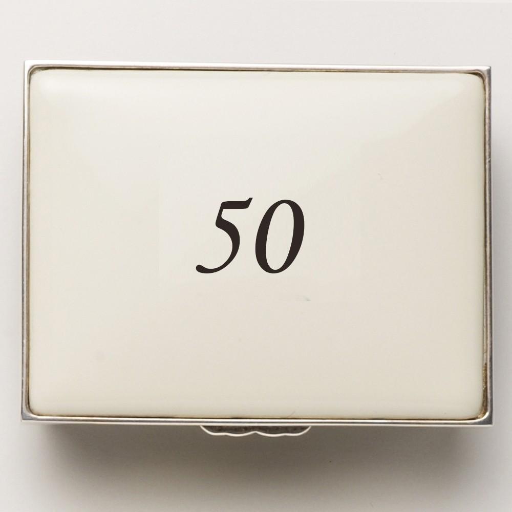 Halcyon Days Monogrammed Rectangle Enamel Box-Enamel Box-Sterling-and-Burke