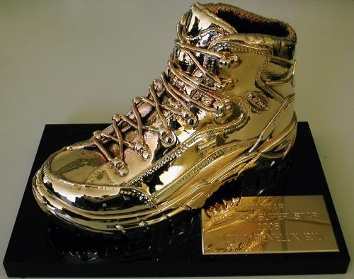 Bronzed Trophy Sport Shoe Keepsake | Silver Shoe Keepsake | Polished Silver Award | Made in America-Silver Plating | Bronzing-Sterling-and-Burke