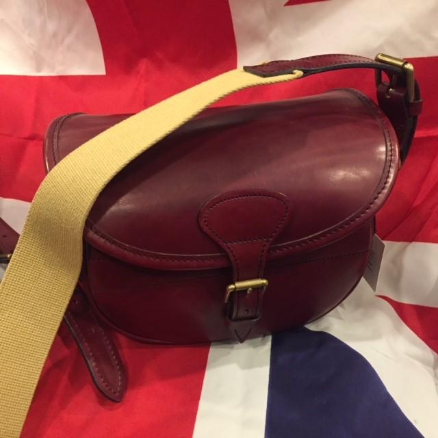 Cartridge Bag | Hunting Handbag | English Bridle Hide | Hand-stitched | Made in England-Cartridge Bag-Sterling-and-Burke