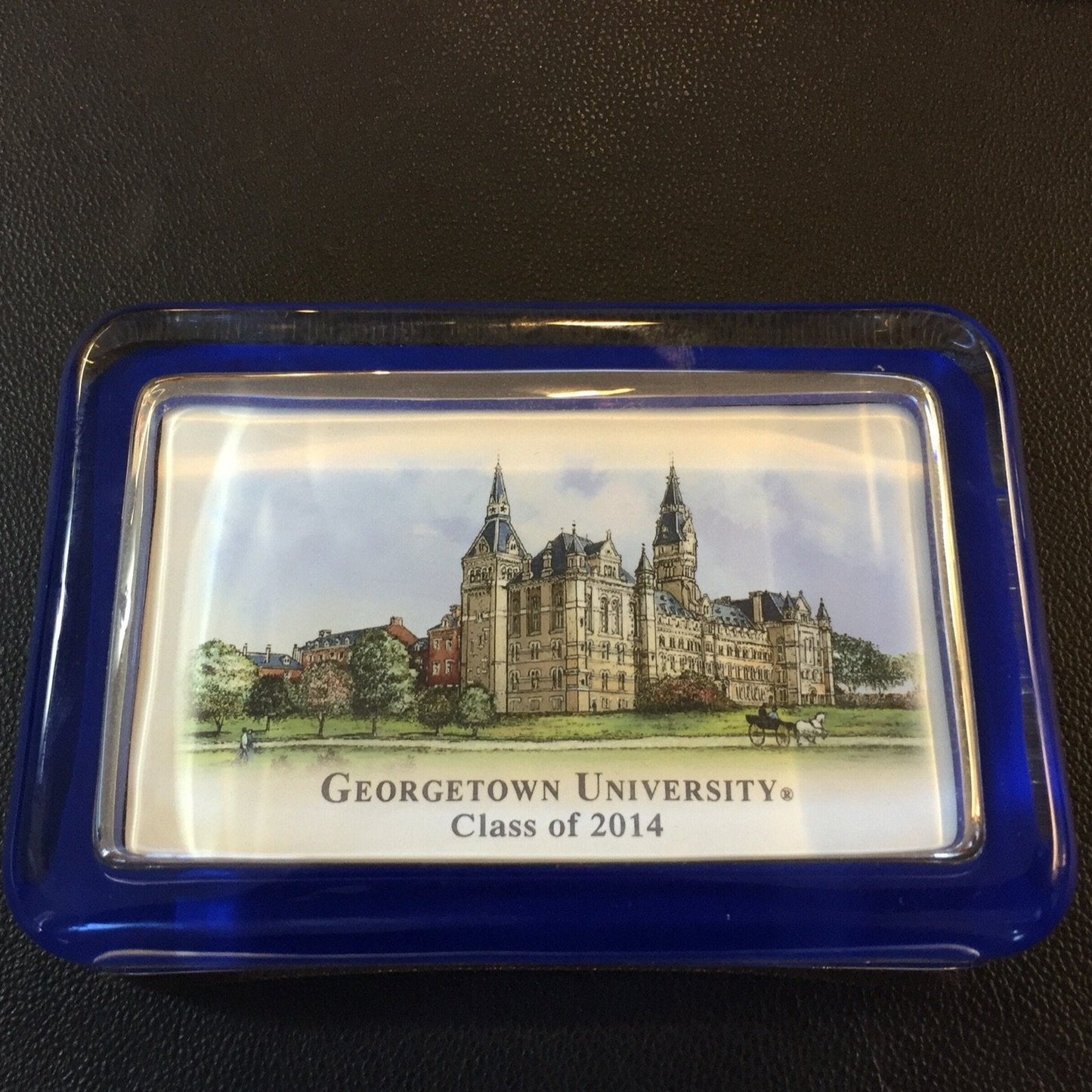 Georgetown University | Class of 2014 | Paperweight | Sample-Desk Accessory-Sterling-and-Burke