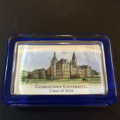 Georgetown University | Class of 2014 | Paperweight | Sample-Desk Accessory-Sterling-and-Burke