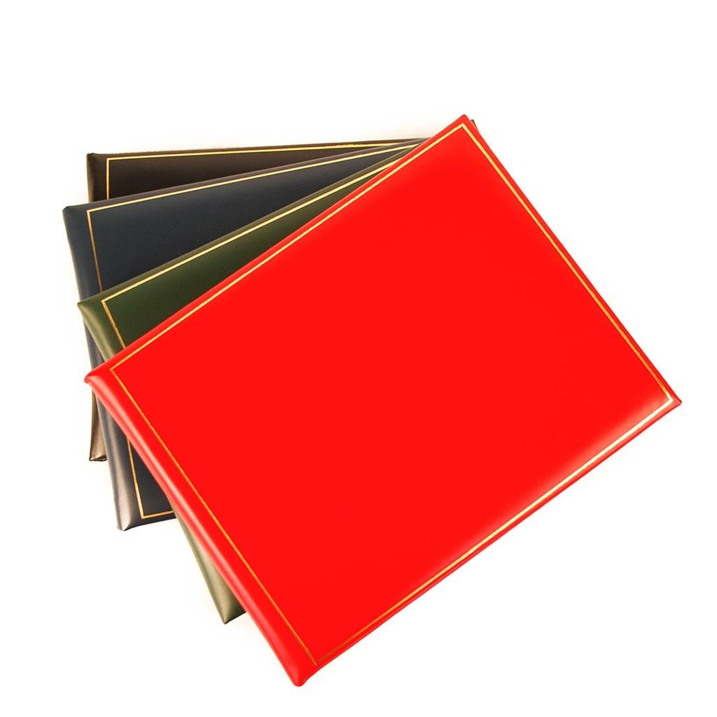Guest Book | Fine Calf Leather Binding | Gold Tooling | 7 by 9 Inches | Guests-Guest Book-Sterling-and-Burke