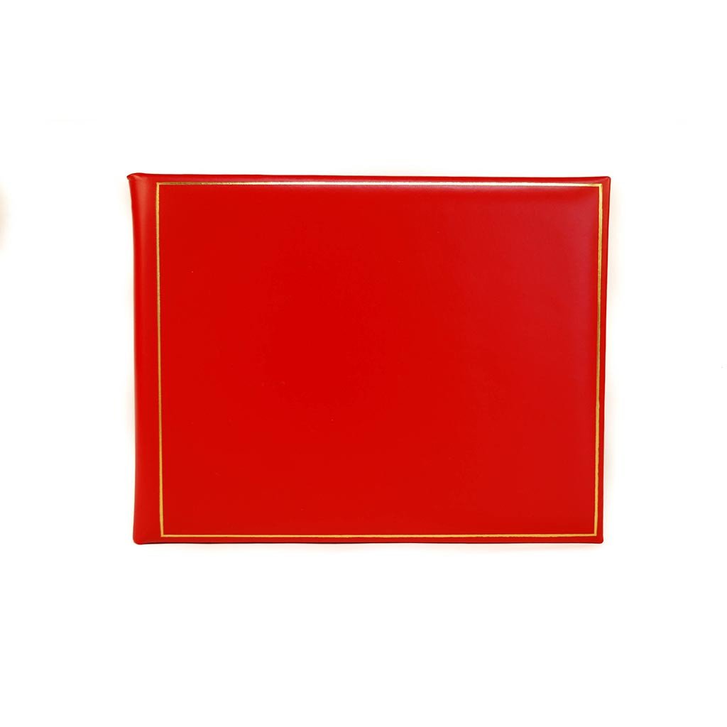 Guest Book | Fine Calf Leather Binding | Gold Tooling | 7 by 9 Inches | Guests-Guest Book-Sterling-and-Burke