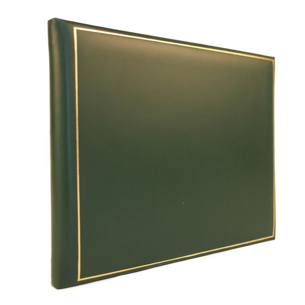 Guest Book | Fine Calf Leather Binding | Gold Tooling | 7 by 9 Inches | Guests-Guest Book-Sterling-and-Burke
