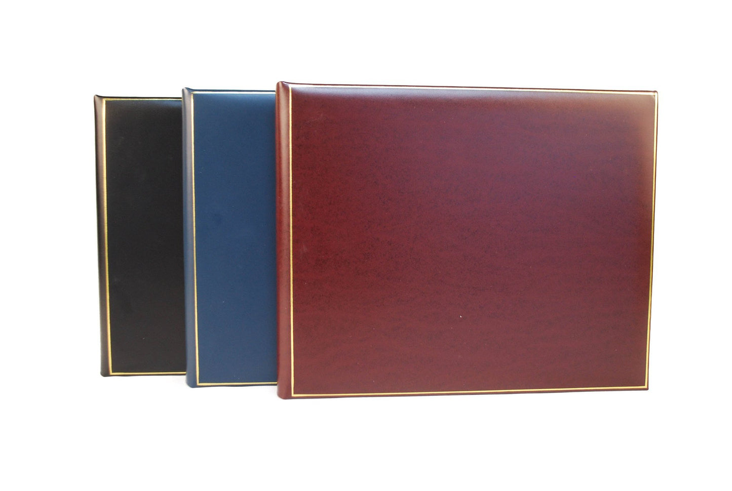 Guest Book | 8 by 10 Inches | Superior Quality Smooth Calf | Blank Pages | Hand Made in England | Charing Cross-Guest Book-Sterling-and-Burke